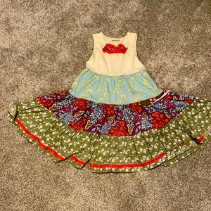 Girls Matilda Jane Dress Size 6 EUC